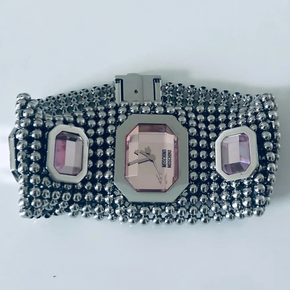 Moschino Cuff Bracelet/Watch🔥 - Picture 9 of 16